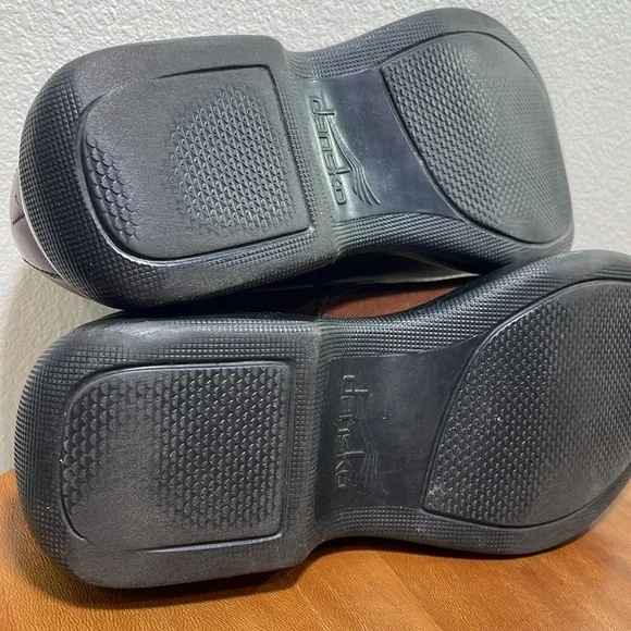 Dansko Brown Floral Mules - Picture 9 of 15